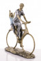 náhled Figurka muž s dítětem jedoucí na kole GD DESIGN