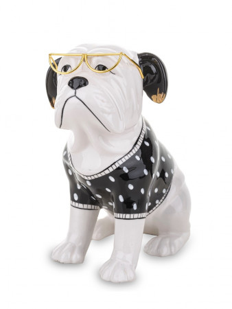 detail Figurka pes s brýlemi GD DESIGN