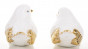 náhled Figurka bílý ptáček se zlatými detaily GD DESIGN