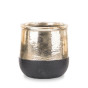 náhled Kameninový obal na kvetináč čierno-zlatý 15,5 cm GD DESIGN
