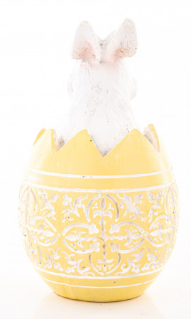 detail Figurka zajíček ve žlutém vajíčku GD DESIGN