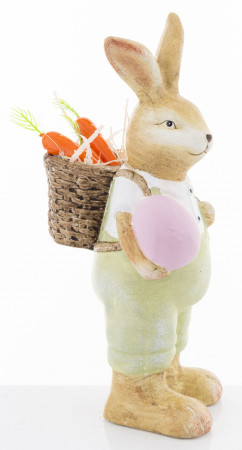 detail Figúrka králik s ružovým vajíčkom GD DESIGN