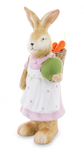 Figúrka králik so zeleným vajíčkom