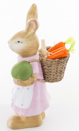 detail Figúrka králik so zeleným vajíčkom GD DESIGN
