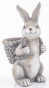 náhled Obal na kvetináč zajac s košom 41 cm GD DESIGN
