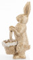 náhled Figurka zlatý zajíc s košíkem GD DESIGN