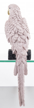 detail Figurka růžový papoušek 36 cm GD DESIGN