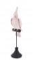 náhled Figurka růžový papoušek na bidýlku 33 cm GD DESIGN