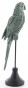 náhled Figurka zelený papoušek na bidýlku 31 cm GD DESIGN