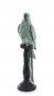 náhled Figurka zelený papoušek na bidlu 31 cm GD DESIGN