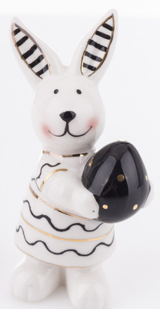 detail Dekoračná figúrka králik s vajíčkom GD DESIGN