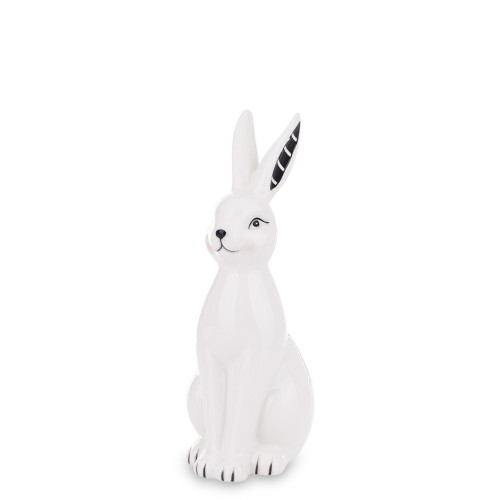 Dekorácia králik biely