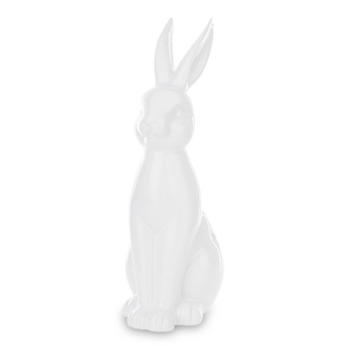Figúrka sediaci zajac biely