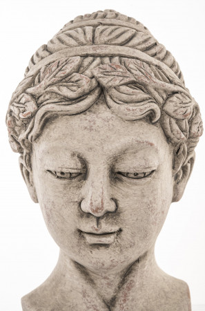 detail Betonová soška hlava 22 cm GD DESIGN