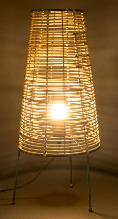 detail Lampa s ratanovým stínidlem GD DESIGN