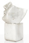 náhled Strieborný obal na kvetináč tvár 26,5 cm GD DESIGN