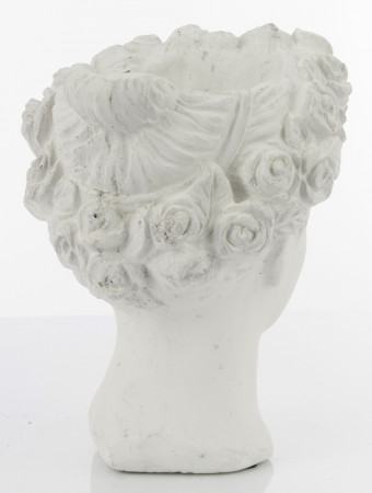 detail Kameninový obal na kvetináč hlava GD DESIGN