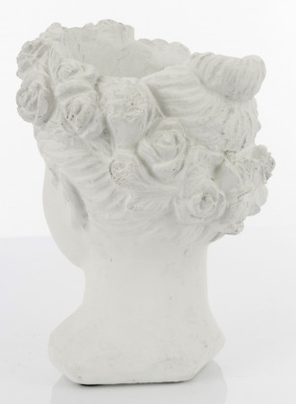 detail Kameninový obal na kvetináč hlava GD DESIGN