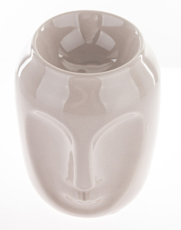 detail Keramická aróma lampa tvár béžová GD DESIGN