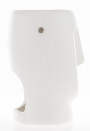 detail Keramická aromalampa hlava biela GD DESIGN