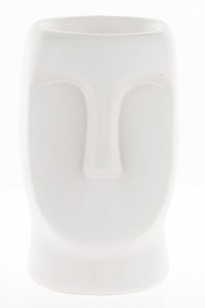 detail Keramická aromalampa hlava biela GD DESIGN