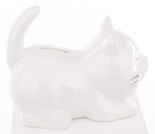detail Pokladnička mačka biela GD DESIGN