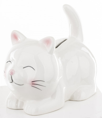 detail Pokladnička mačka biela GD DESIGN