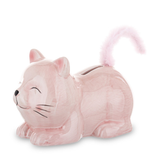 Pokladnička růžová kočka