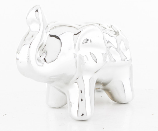detail Keramický slon mix stříbný a zlatý GD DESIGN