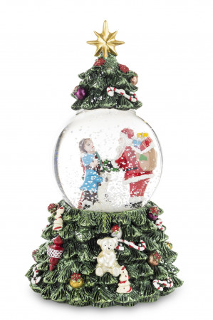 detail Vianočná dekorácia s hracou skrinkou GD DESIGN