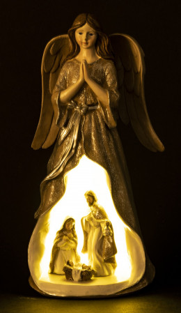 detail Anjel betlehem s ľad osvetlením GD DESIGN