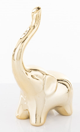 detail Zlatý slon s dlhým chobotom GD DESIGN