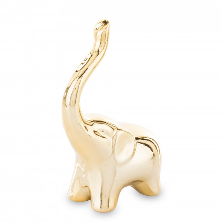 detail Zlatý slon s dlhým chobotom GD DESIGN