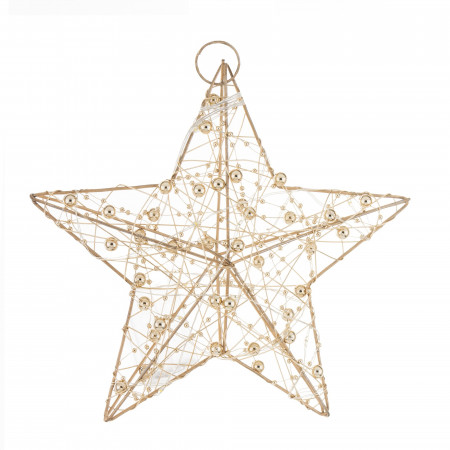 detail Vánoční hvězda s led osvětlením GD DESIGN