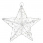 náhled Dekorace stříbrná hvězda s LED osvětlením GD DESIGN