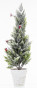 náhled Vánoční dekorace zasněžený stromek v květináči 58 cm GD DESIGN