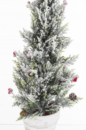 detail Vánoční dekorace stromek v květináči 75 cm GD DESIGN