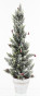 náhled Vánoční dekorace stromek v květináči 75 cm GD DESIGN