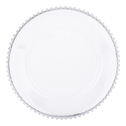 Dekoratívny tanier plastový