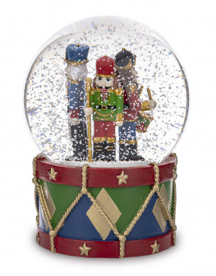 Snežítko sklenená guľa s hracou skrinkou