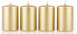 náhled Vianočné sviečky 4 kusy zlaté GD DESIGN