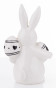 náhled Dekorácia biely zajac s vajcami GD DESIGN