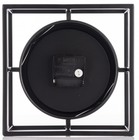 detail Kovové stolné hodiny čierne GD DESIGN