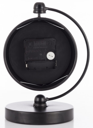 detail Stolné kovové hodiny čierne GD DESIGN