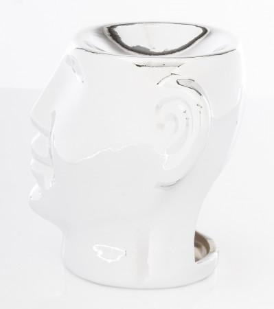 detail Aromalampa stříbrná hlava GD DESIGN