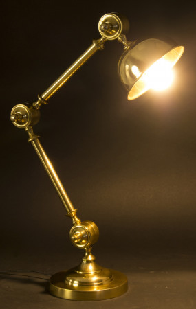 detail Zlatá stolná lampa GD DESIGN