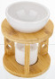 náhled Arómalampa drevená s keramikou GD DESIGN