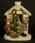 náhled Vánoční dekorace děti zdobící stromeček s led osvětlením GD DESIGN