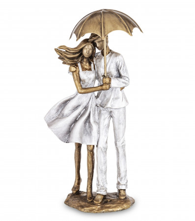 detail Soška šťastného páru pod dáždnikom GD DESIGN