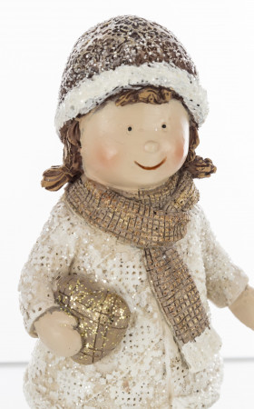detail Vánoční figurka holčička GD DESIGN